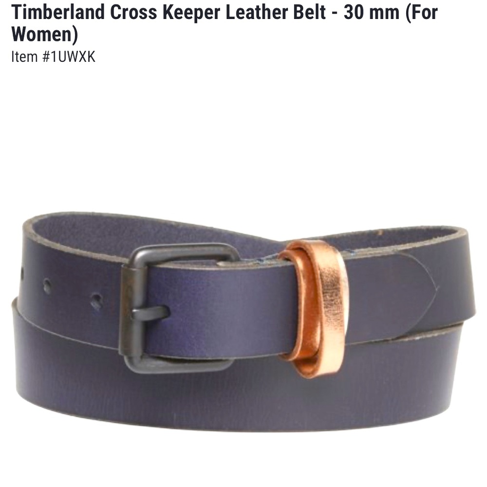 NWT Timberland leather belt. Size Small